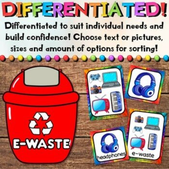 Earth Day Centers Activities for Sorting Trash, Garbage, Waste & Recycling, image 4