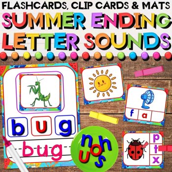 CVC Beginning, Middle, Ending Letter Sounds Year Long Activities Bundle, image 4
