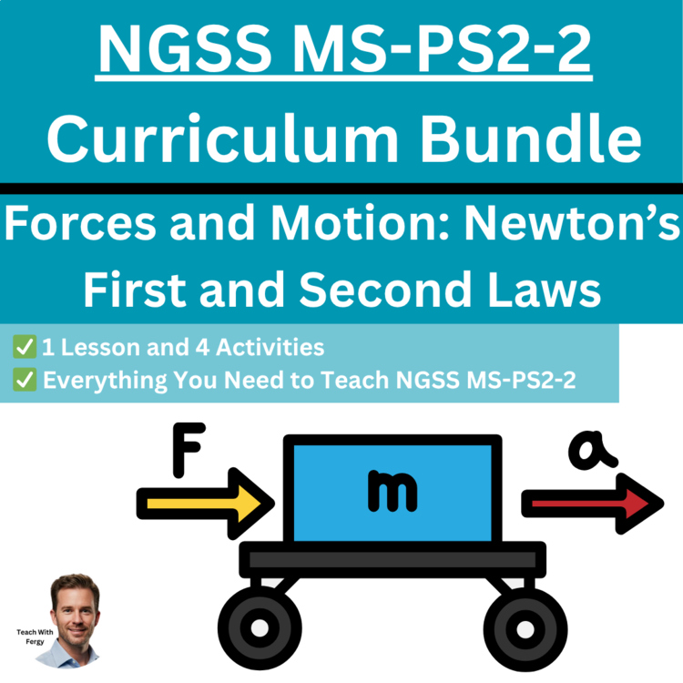 MS-PS2-2 Forces and Motion: Newton’s First and Second Laws BUNDLE | Mass
