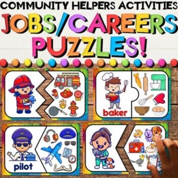 Community Helpers Bundle for Elementary Job Education Career Counseling, image 2