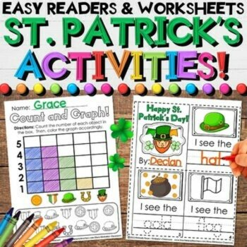 St. Patrick's Day Growing Activities Bundle - Literacy, Math, Games, Fine Motor, image 4