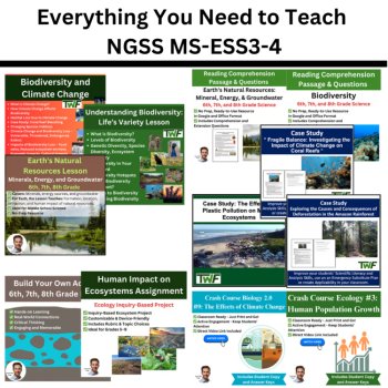 MS-ESS3-4 Environmental Impacts of Human Population and Resource Use BUNDLE, image 3