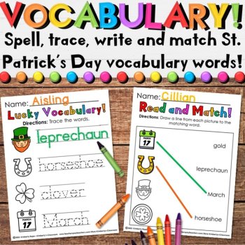 St. Patrick's Day Worksheets - Math, Writing, Reading & Fun Coloring Activities, image 2
