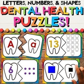 Puzzles Growing Bundle with Math, Literacy, Health, & Holiday Activities, image 3