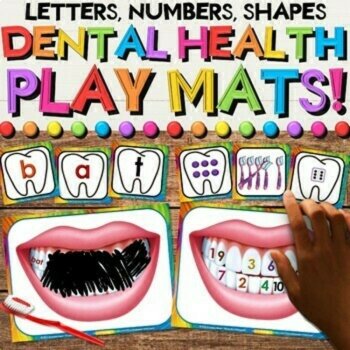 Dental Health & Hygiene Activities Bundle with Math and Literacy Practice, image 2