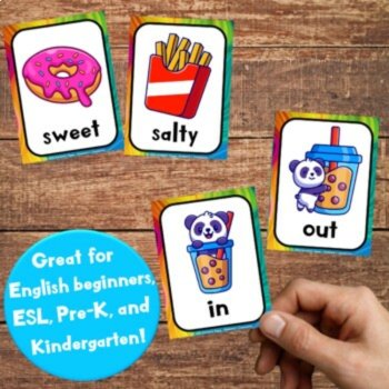 Opposites Day Flashcards & Puzzles - All About Antonyms Games & Activities, image 4