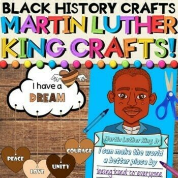 Martin Luther King Jr. Growing Bundle with Activities, Crafts, Readers, Bingo, image 3