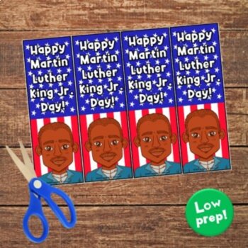 Dr. Martin Luther King Jr. Bookmarks & Black History Month Coloring Activities, image 3