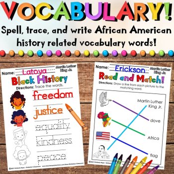 Martin Luther King Activities & Readers for Black History Month & Civil Rights, image 2