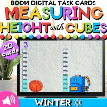 Math and Literacy Winter Boom Cards™ Bundle for Pre-K, Kindergarten, & 1st Grade, image 2