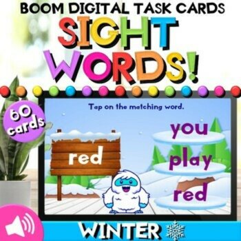 Literacy Winter Boom Cards™ Activities Bundle for Pre-K, Kindergarten, 1st Grade, image 2