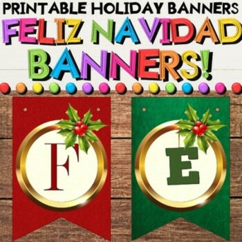Feliz Navidad Growing Bundle - Banners, Bulletin Board, Bingo, & Coloring Pages, image 3