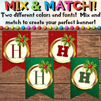 Merry Christmas Banners & Printable Bulletin Board Decorations for the Holidays, image 4