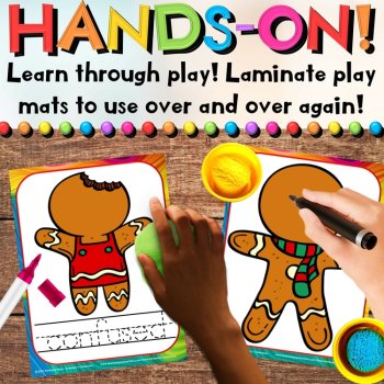 Gingerbread Cookie Social Emotional Centers: SEL Winter Literacy Activities, image 3