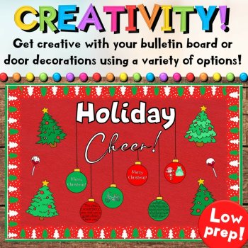 Christmas Bulletin Board Kit with Writing Craft Activities - Hot Cocoa Chocolate, image 2