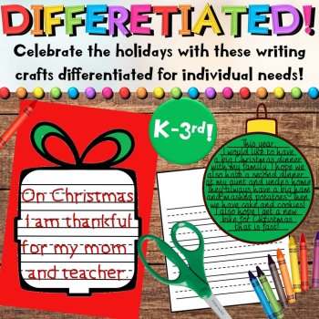 Christmas Bulletin Board Kit with Writing Craft Activities - Hot Cocoa Chocolate, image 4