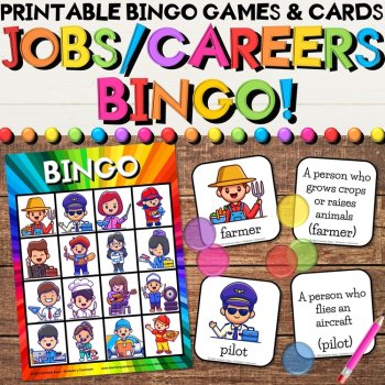 Bingo Bundle - Vocabulary, Shapes, Colors, Letters, Numbers, Animals, Holiday, image 4
