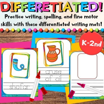 All About Hanukkah Activities - Informational, Vocabulary Cards, & Writing Mats, image 3