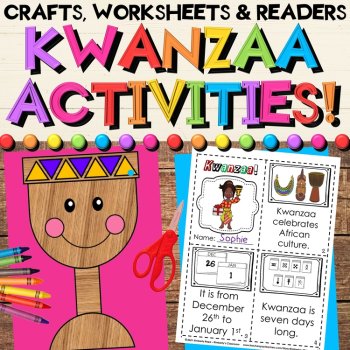 Kwanzaa Growing Bundle - Literacy, Math, Social Studies, & Craft Activities, image 2