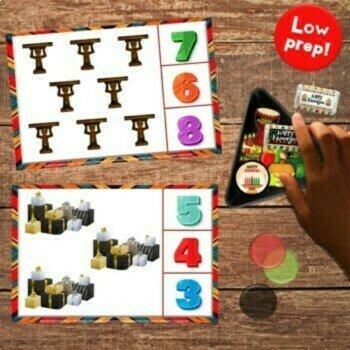 Kwanzaa Clip / Task Card Activities - Counting, Math Centers, Number Recognition, image 2