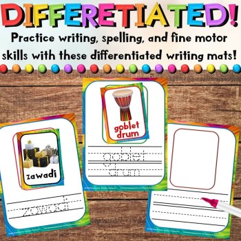Kwanzaa Activities - Informational Cards, Vocabulary Flashcards, Writing Centers, image 3