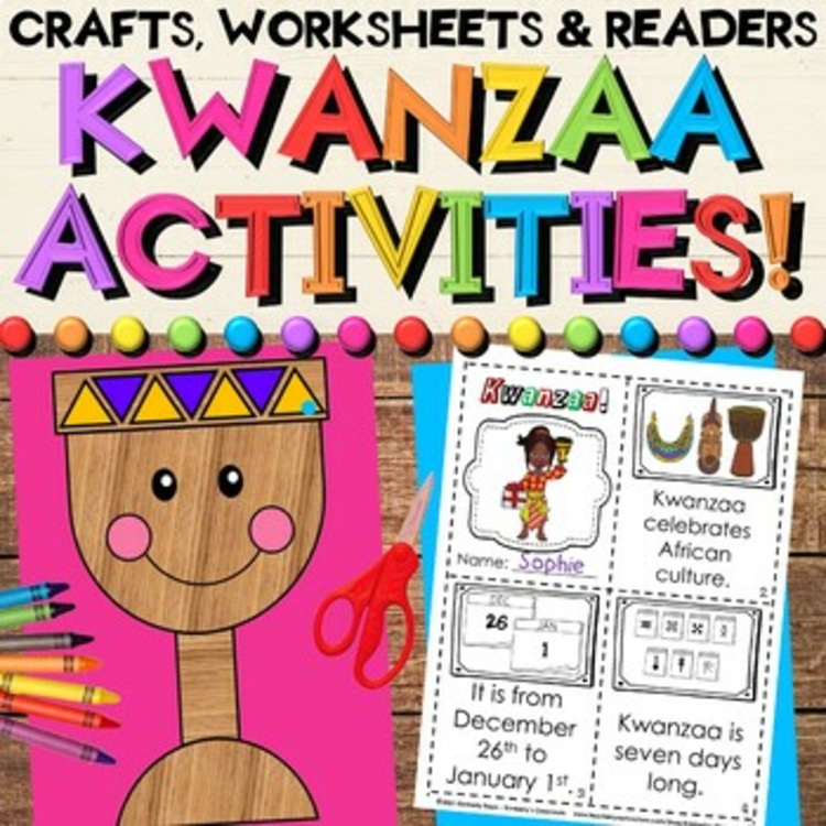 Kwanzaa Activities - Crafts, Worksheets, Emergent Readers, & Coloring Pages