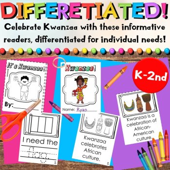 Kwanzaa Activities - Crafts, Worksheets, Emergent Readers, & Coloring Pages, image 2