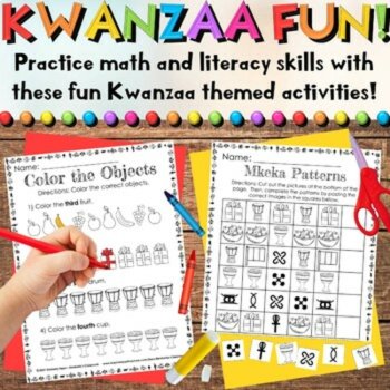 Kwanzaa Activities - Crafts, Worksheets, Emergent Readers, & Coloring Pages, image 4