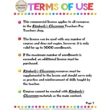 Extended Commercial License - Use all Resources for Online Teaching & Tutoring, image 2
