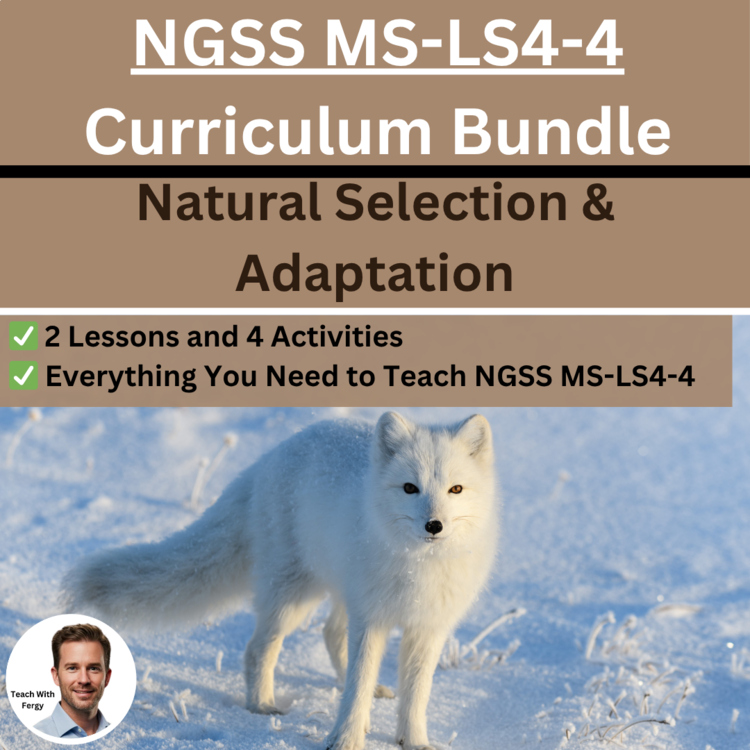 MS-LS4-4 Natural Selection & Adaptation BUNDLE | Physical and Behavioral, Genes