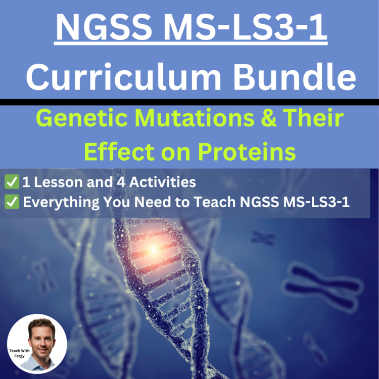 MS-LS3-1 Genetic Mutations & Their Effect on Proteins BUNDLE | Models, Genes