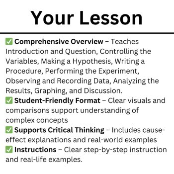 The Scientific Method Lesson Bundle | 4 Bonus Activities | Worksheets, Labs, image 2