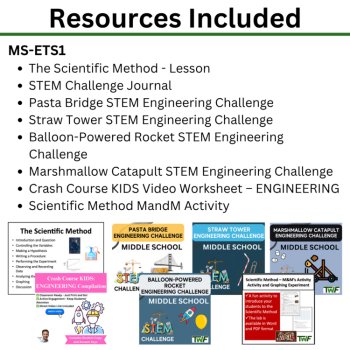 MS-ETS1 California 6th Grade Science Preferred Integrated Model BUNDLE, image 2