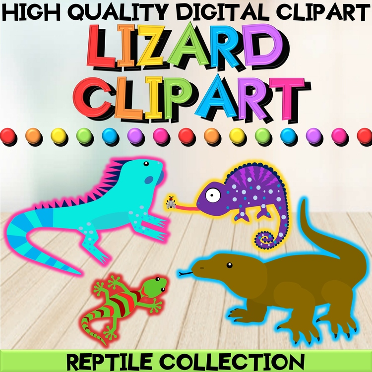 Lizards Digital Clipart - High Quality Reptile Images