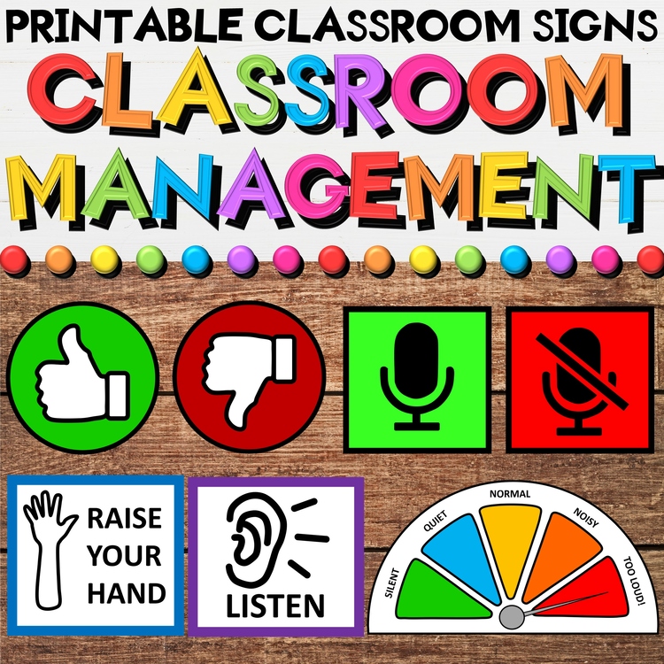 Online Classroom Management Signs for Managing Student Expectations