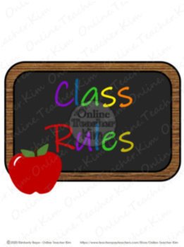 Online Classroom Management Signs for Managing Student Expectations, image 3
