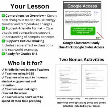 When Kinetic Energy Changes - Energy Transfers Lesson | 6th, 7th, 8th Grade, image 2