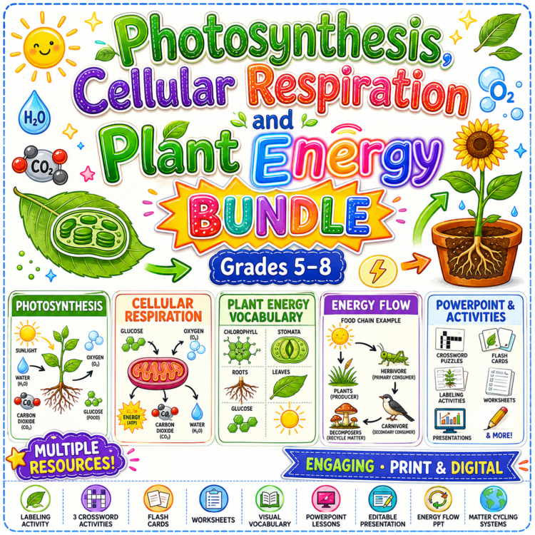 Photosynthesis, Cellular Respiration and Plant Energy Bundle