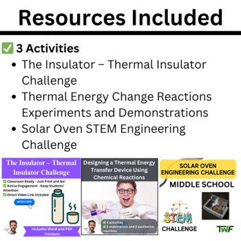 MS-PS3-3 Thermal Energy Transfer Design Projects BUNDLE | Insulators, Heat, image 2