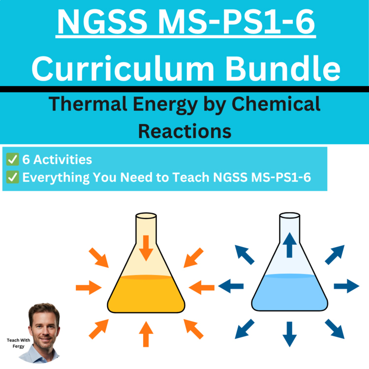 MS-PS1-6 Thermal Energy by Chemical Reactions BUNDLE | Ice and Hot Packs | NGSS