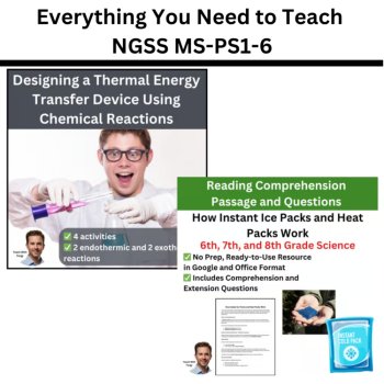 MS-PS1-6 Thermal Energy by Chemical Reactions BUNDLE | Ice and Hot Packs | NGSS, image 3