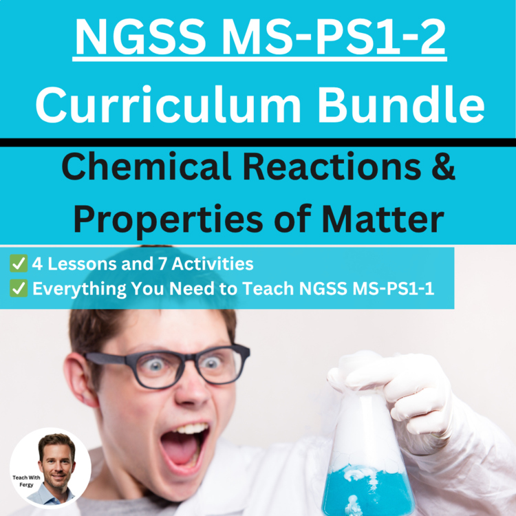 MS-PS1-2 Chemical Reactions & Properties of Matter BUNDLE | Density, Matter