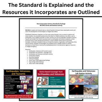 MS-ESS3-2 Forecasting Natural Hazards BUNDLE | Volcanoes, Earthquakes, Tsunamis, image 4
