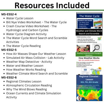 MS-ESS2 California 6th Grade Science Preferred Integrated Model BUNDLE, image 2