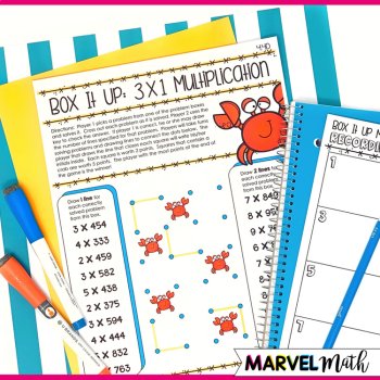 Multiplication and Division NO PREP Games for the 4th Grade TEKS, image 3