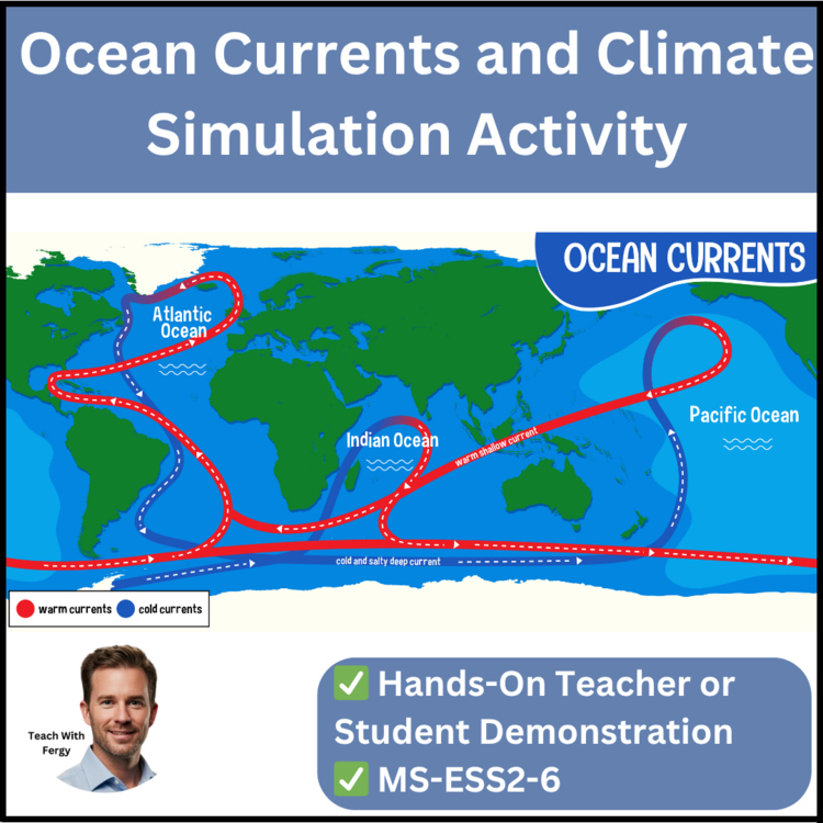 Ocean Currents and Climate Simulation | 6th, 7th, 8th Grade | Demonstration