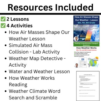 MS-ESS2-5 How Air Masses Cause Weather Changes | Weather Map, Climate | NGSS, image 2