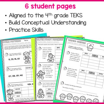 FREE Input-Output Table Printables TEKS 4.5B by Marvel Math, image 2