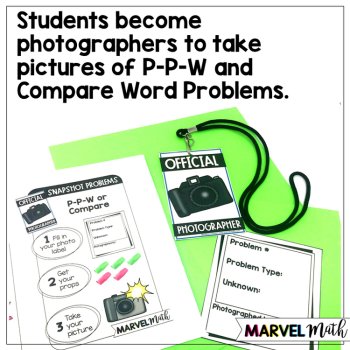 Action-Snapshot Word Problem Activity/Station, image 4