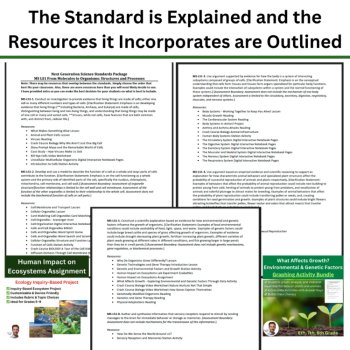 MS-LS1 California 6th Grade Science Preferred Integrated Model | BUNDLE, image 4